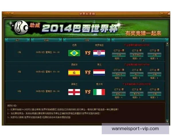世界杯竞猜胜负分析技巧揭秘 助你精准预测赛事结果提升中奖率